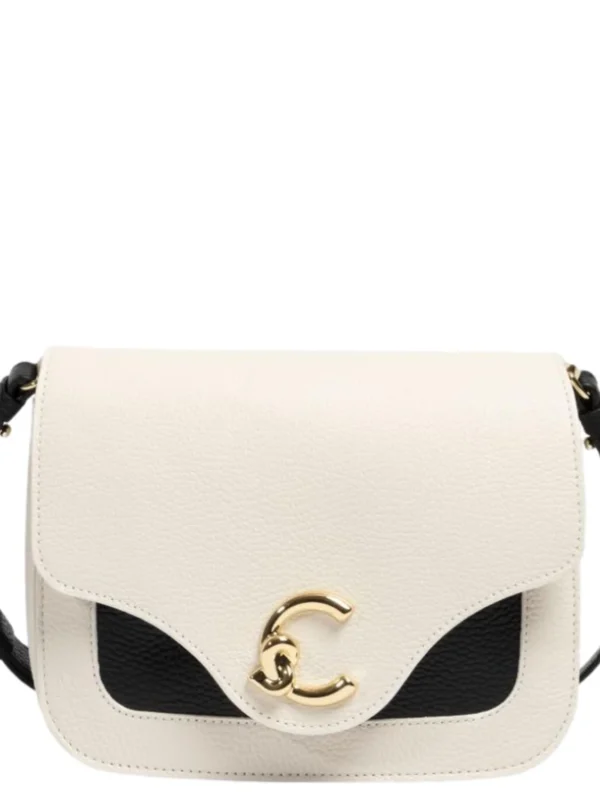 Borsa coccinelle blanco/noir