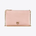 Horizontal Flat Bag in pelle