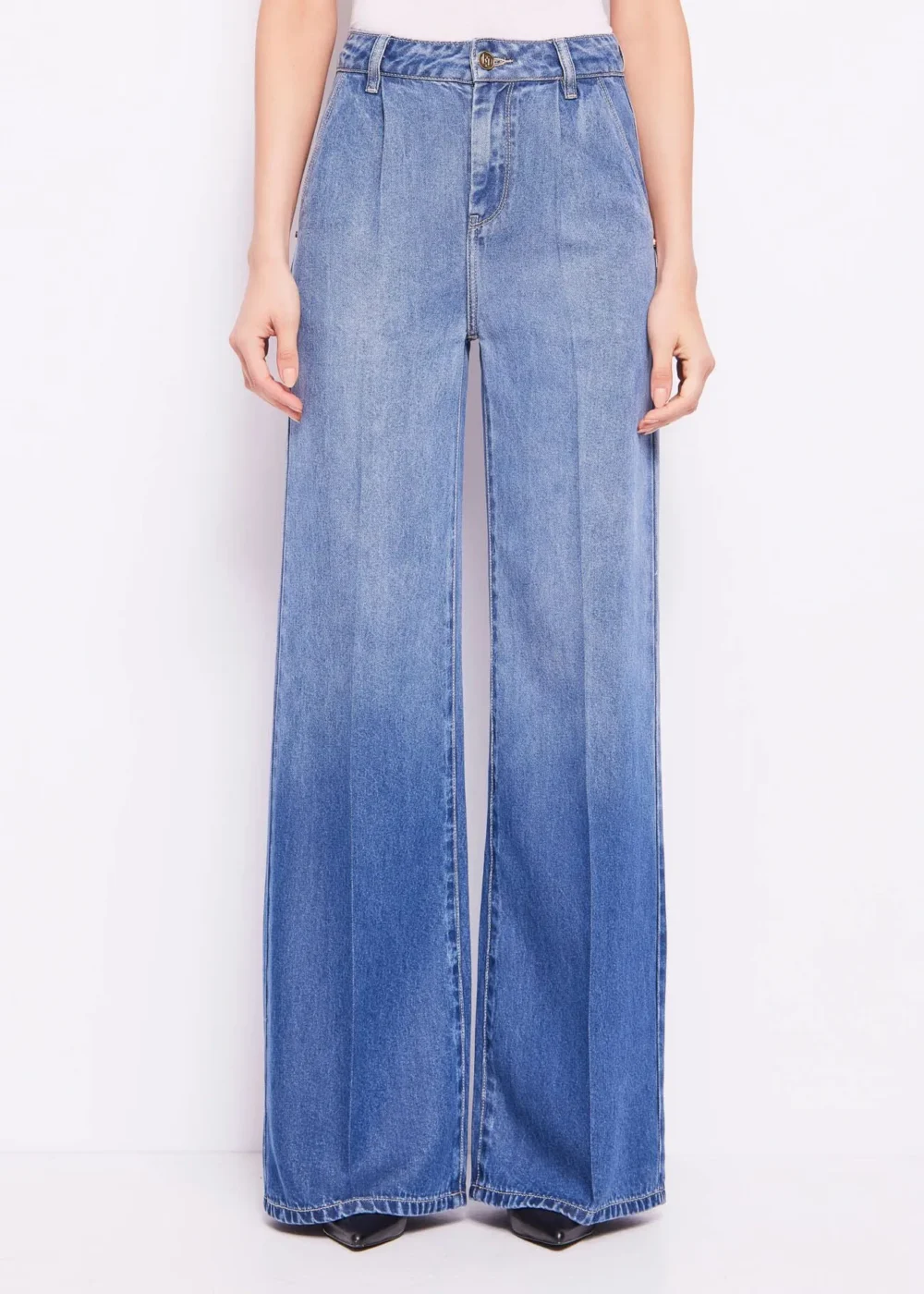 Jeans da donna con pinces - immagine 3