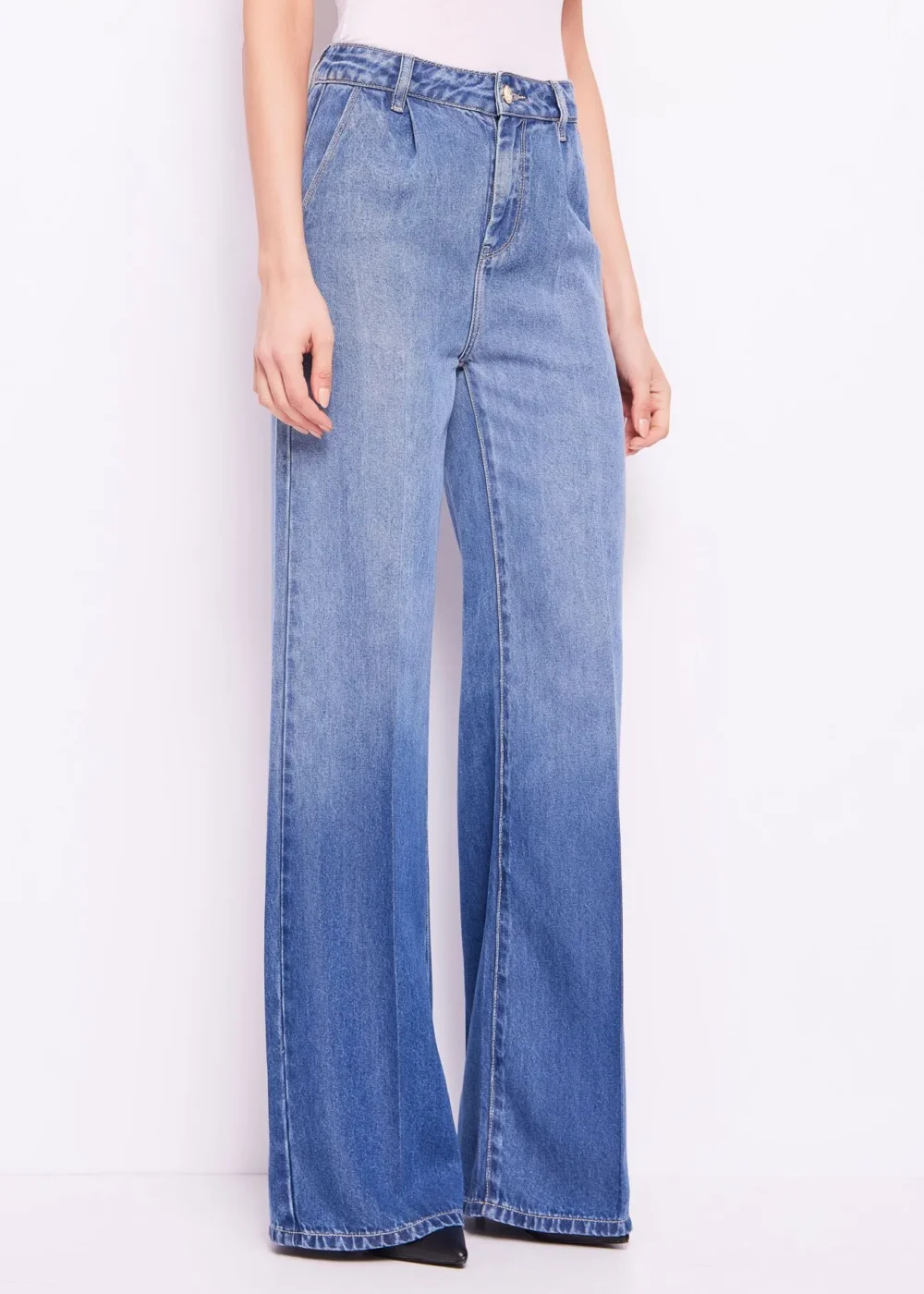 Jeans da donna con pinces