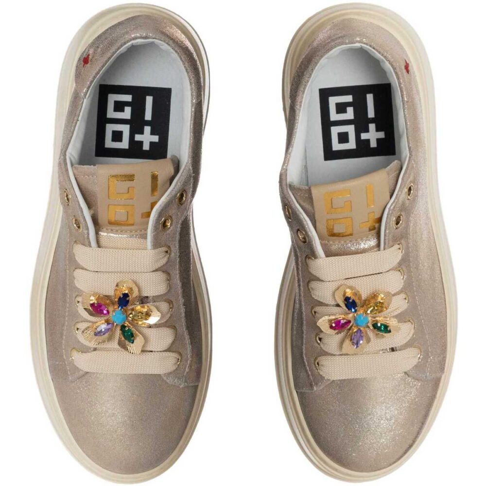 GIO PIU SNEAKER PIA 315B COMBI POLVERE GOLD - immagine 2