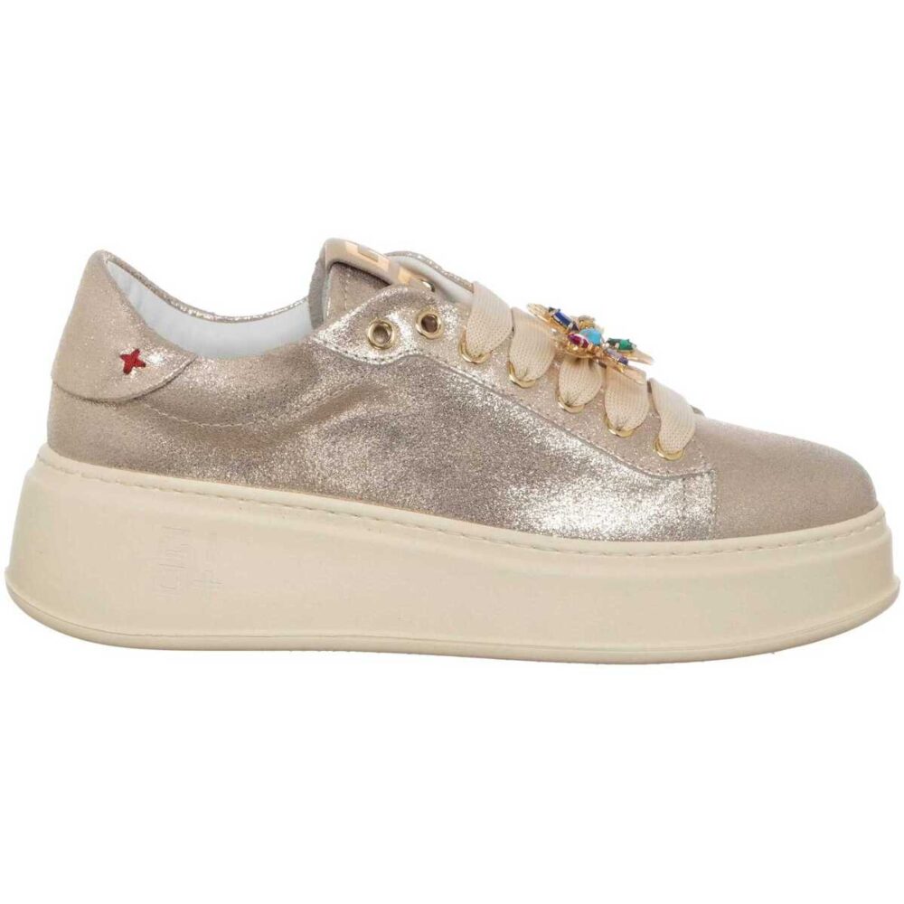 GIO PIU SNEAKER PIA 315B COMBI POLVERE GOLD - immagine 3