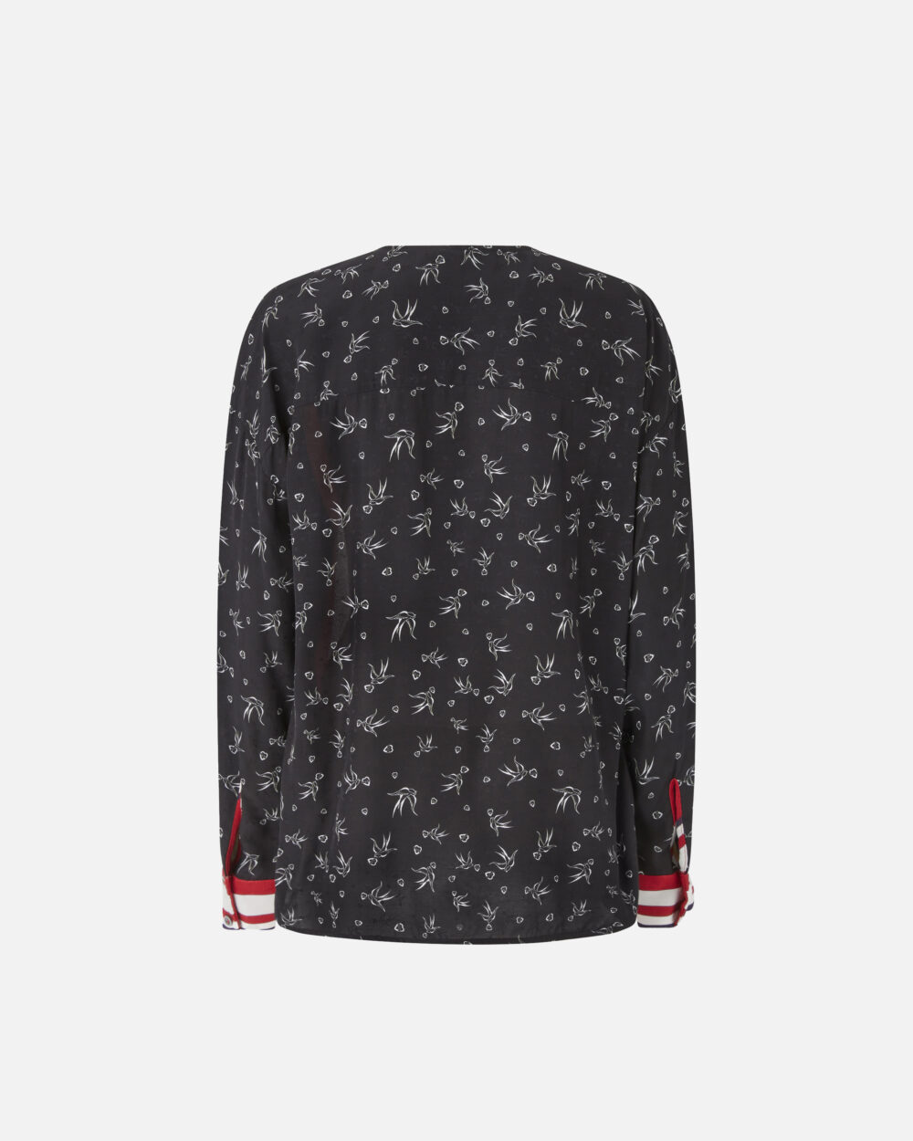Camicia in viscosa jacquard stampata - immagine 2