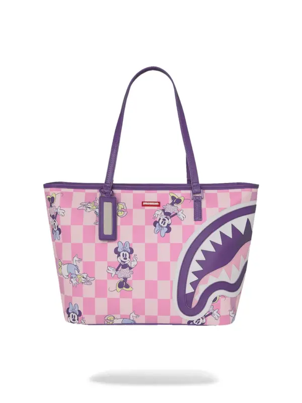 DISNEY MINNIE AND DAISY CHECKERS TOTE